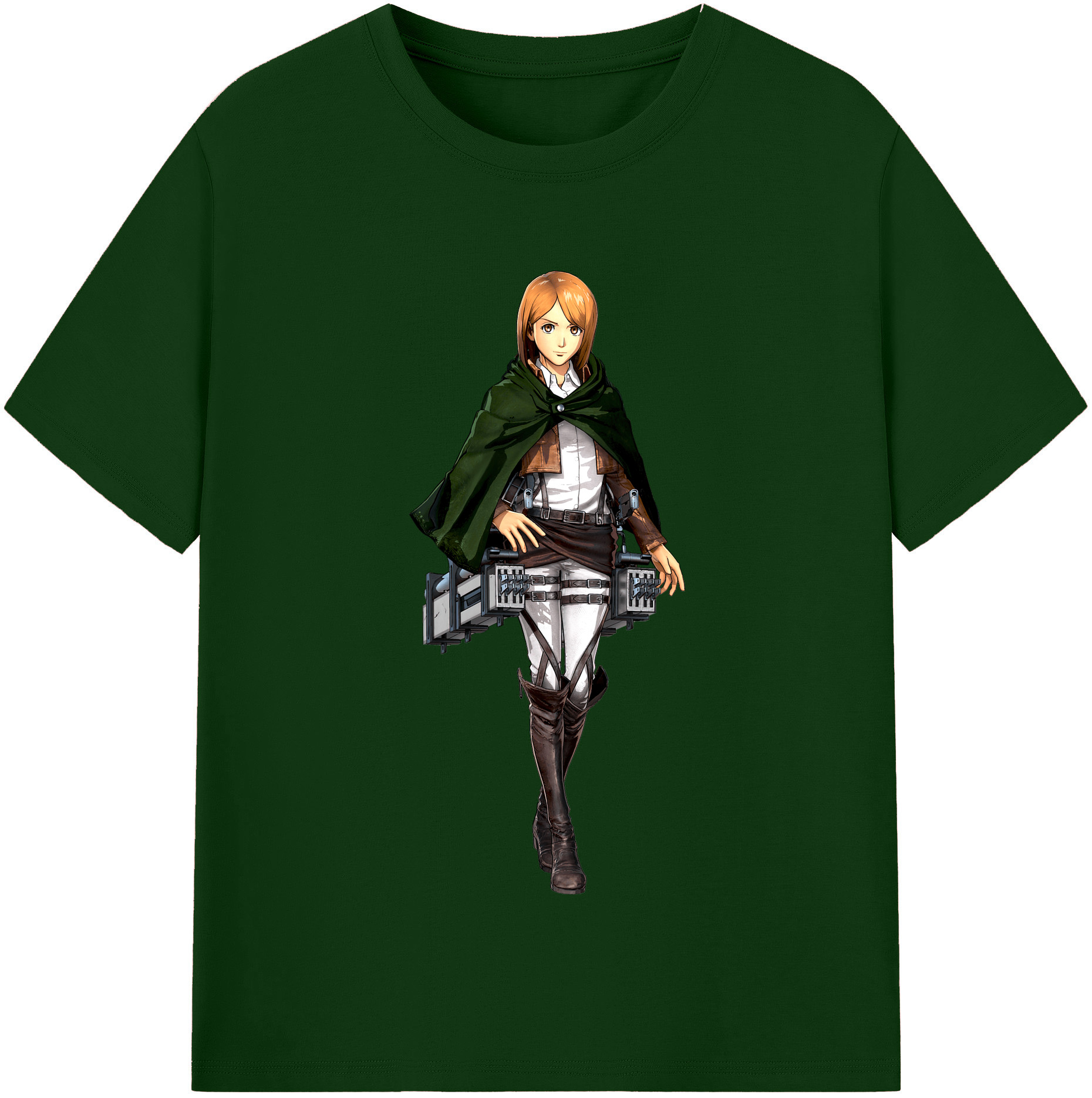 （画像用） 進撃の巨人 ペトラ·ラル Attack on Titan Petra Rall 綿100％半袖Tシャツ（フロントプリント）